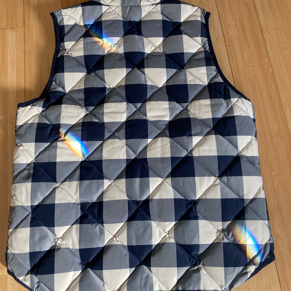 Checkered Quilted Vest - Picture 2 of 4